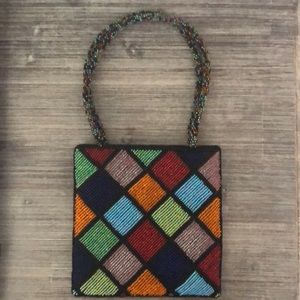 Beaded evening bag